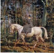 unknow artist Classical hunting fox, Equestrian and Beautiful Horses, 092. oil painting on canvas